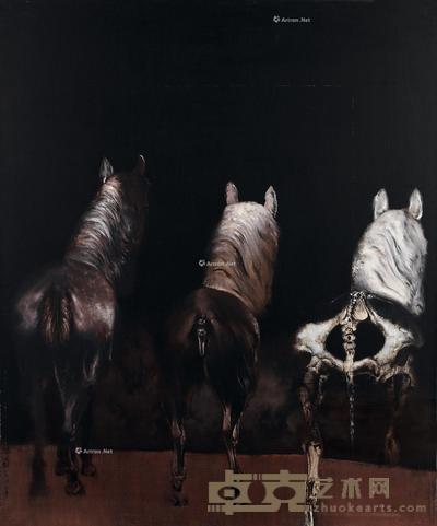 2009年作 岁月 布面油画 120×100cm