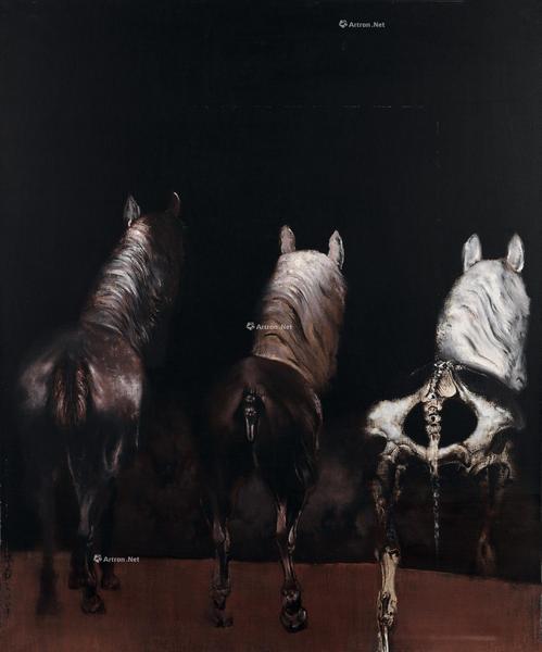  2009年作 岁月 布面油画