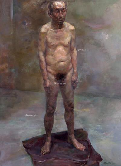  2001年作 男人体 布面油画