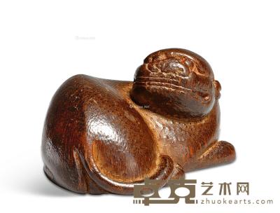  清 竹雕螭龙 长5.2cm
