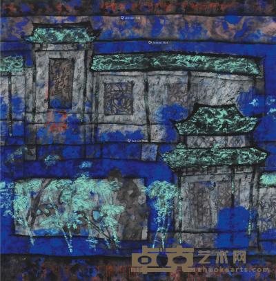  庚午（1990）年作 江南好 镜片 设色纸本 69×68cm