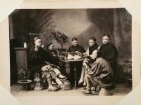  威廉桑德斯摄 吃饭饮茶抽烟的中国人