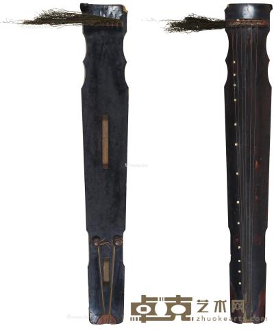  清·仲尼式古琴 通常120cm；肩宽20cm；尾宽14cm
