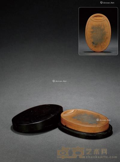  清中期·紫砂砚台 3.8×11.2×16.3cm