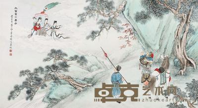 大富贵亦寿考 镜片 设色纸本 35×65cm