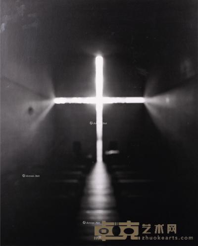  光之教堂 胶印版画 70.5×70.5cm