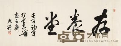 存养堂 镜片 水墨纸本 41×96cm