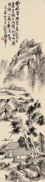  云林寄兴 立轴 水墨纸本