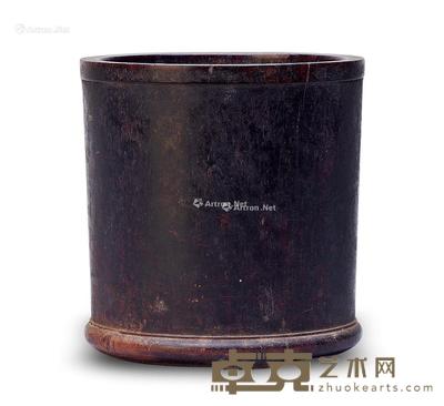 明 黄花梨笔筒 高14cm;直径13.3cm