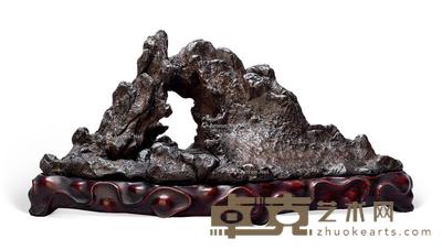 清 紫砂山子 长27.7cm;高11cm