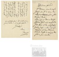  1896年作 勃拉姆斯 有关克拉拉·舒曼健康问题的重要信札