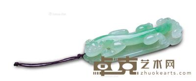 民国 翡翠冰种龙勾 长5.6cm
