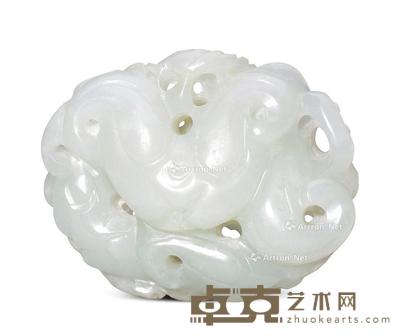 清 白玉菱角 长5.4cm;宽4.3cm