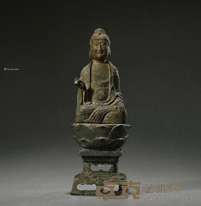 明 铜释迦牟尼像 高31.5cm