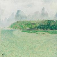  风景 布面 油画