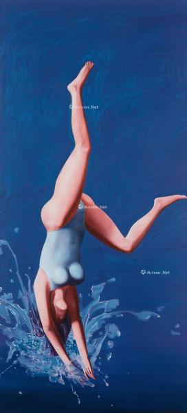  2006年作 跳水2 布面 油画