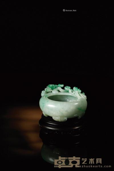 福寿双全 翡翠笔洗 134×118×76mm