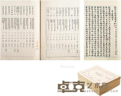  1919至1921年作 张作霖、宋小濂、鲍贵卿、施肇基、霍尔瓦特等 北洋政府官方抄本、中俄中东铁路交涉案档案册 册26×19cm×8