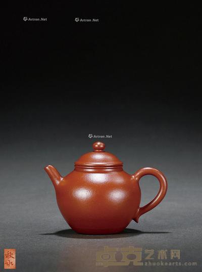 清·朱泥秋水壶 8.3×11.3cm