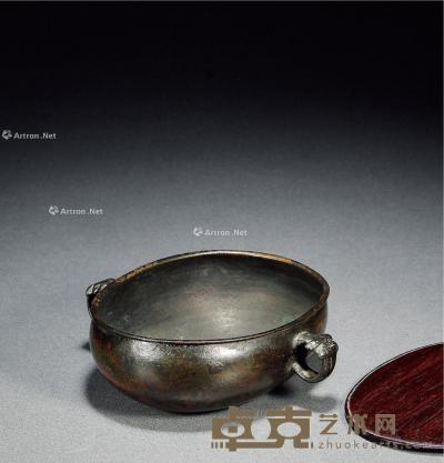  宋·铜兽耳杯 高6cm；通径16.5cm