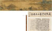  1511年作 江南春图卷 手卷 设色绢本