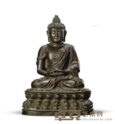 明 铜释迦牟尼像 高31cm