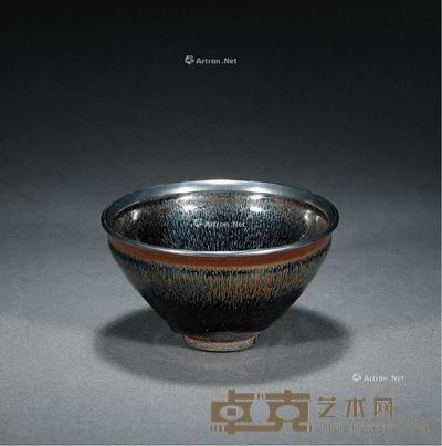  南宋 建窑兔毫盏 高7.2cm；口径12.2cm