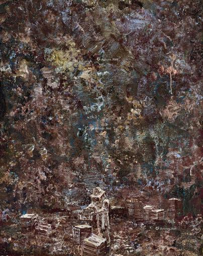  养蜂人 布面 油画
