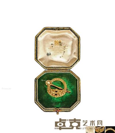 WEST&SON制18K金女王胸针 --