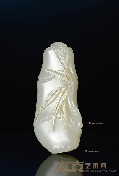 节节高升 白玉挂件 钤印:浩 60×28×17mm
