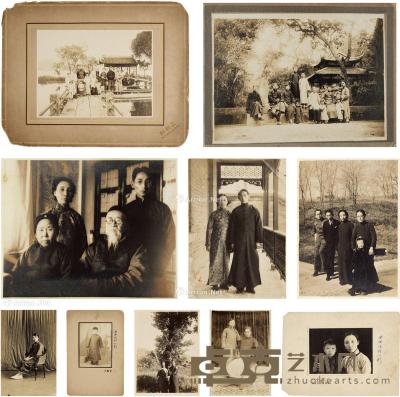  1920至1940年代作 家族旧照 （十帧） 照片（银盐纸基）十帧（部分带卡纸） --