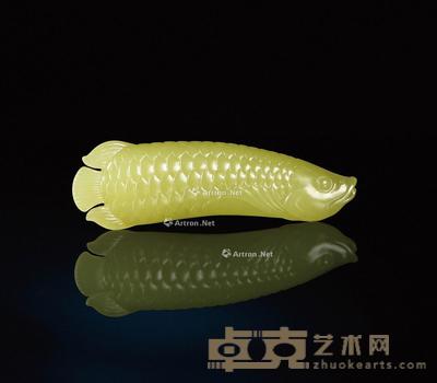 金福盈门 黄玉把件 钤印:小金 79×24×12mm