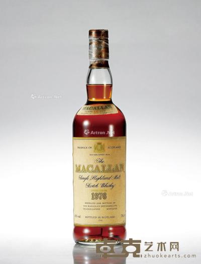 麦卡伦1976-1995雪莉桶单一麦芽威士忌 --