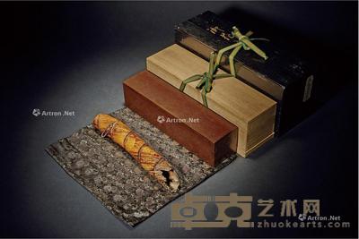 桃山时代·千利休制竹花插 长29.5cm