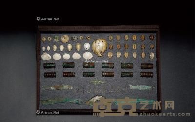  商-战国·贝币、鱼币、桥梁币、刀币一组六十五枚 通长15-135mm