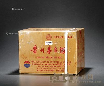 2012年北京军区专供贵州茅台酒(原箱) --