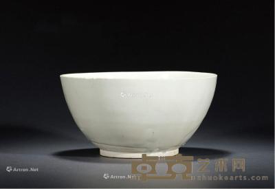  北宋 定窑白釉海碗 高10.1cm；口径19.3cm