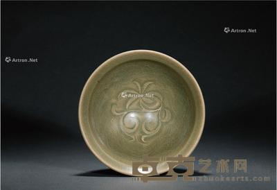 宋 耀州窑落花流水盏 高6cm;口径13.7cm