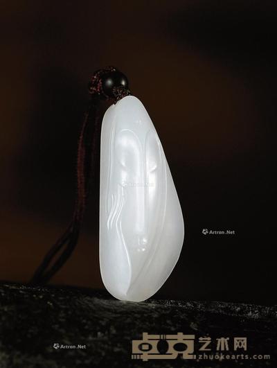 净心 白玉挂件 钤印:龙 45×19×12mm
