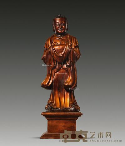 清 夹纻龙女立像 高81cm