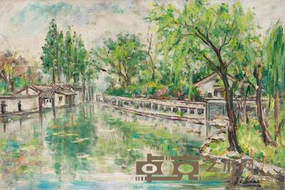 风景之一 布面 油画 52×78cm