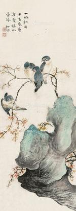  花鸟 立轴 纸本