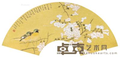  2011年作 工笔花鸟 镜框 设色纸本 20×60cm