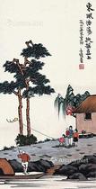  东风浩荡扶摇直上 设色纸本 立轴