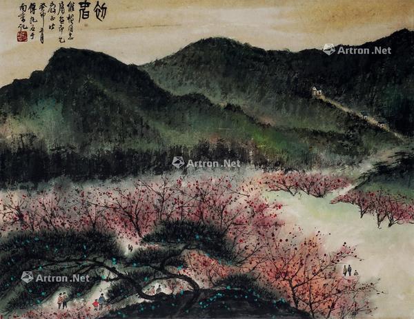  初春 镜心 设色纸本