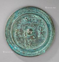  隋代－唐代（581-907） 灵山孕宝四瑞兽镜