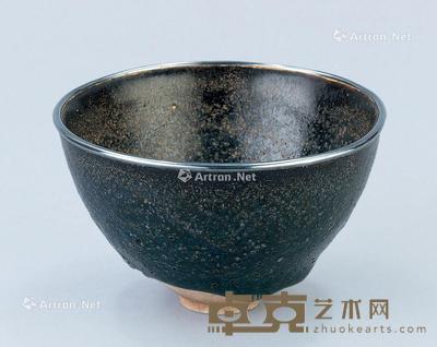  包银口天目茶碗 直径12.1cm；高7.4cm