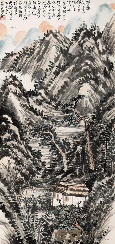 春归路 立轴 纸本 69×32cm