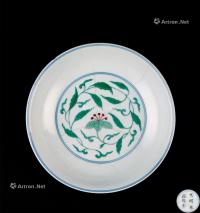  明成化（1465-1487） 斗彩缠枝花卉纹盘
