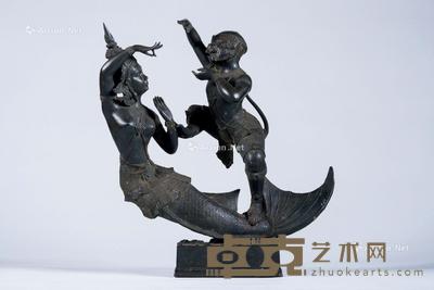  铜人物立像 高63.5cm